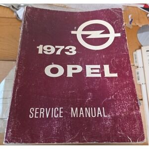 1973 Opel GT Manta Chassis Service Manual GT1900 Original Repair Book